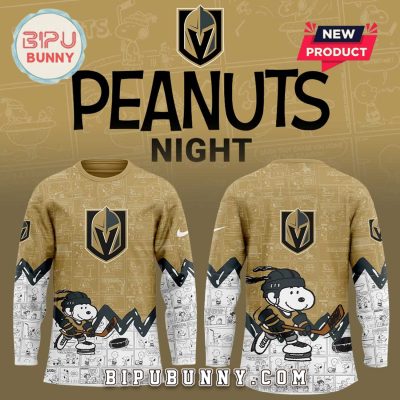 Vegas Golden Knights Peanuts Night 2025 Hockey Jersey