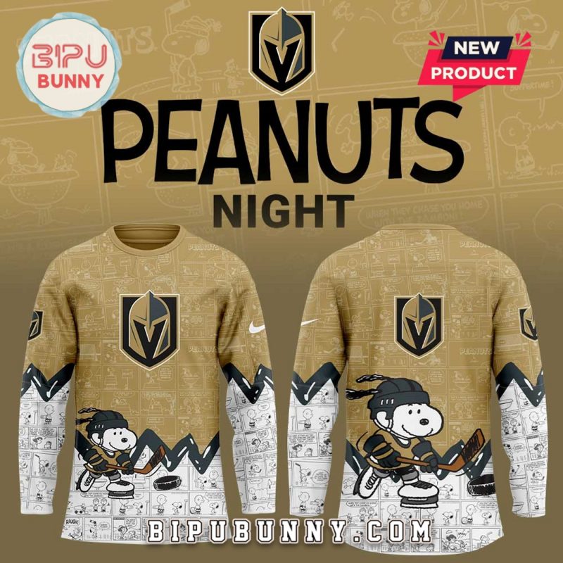 Vegas Golden Knights Peanuts Night 2025 Hockey Jersey