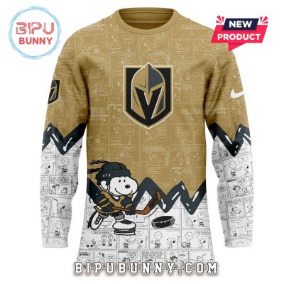 Vegas Golden Knights Peanuts Night 2025 Hockey Jersey