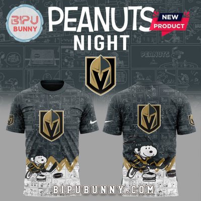 Vegas Golden Knights Peanuts Night 2025 Hoodie
