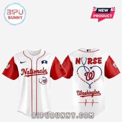 Washington Nationals MLB Nurses Game Night Baseball Jersey
