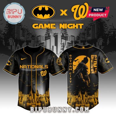 Washington Nationals MLB x Batman Game Night Baseball Jersey