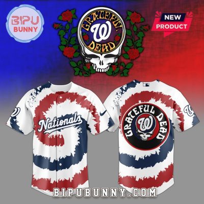 Washington Nationals MLB x Grateful Dead Baseball Jersey