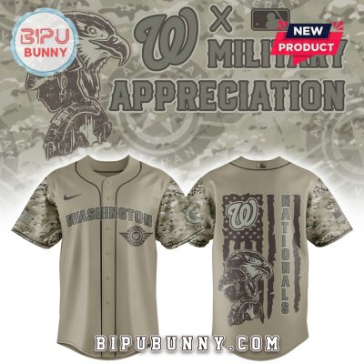 Washington Nationals MLB x Veteran U.S 2025 Baseball Jersey