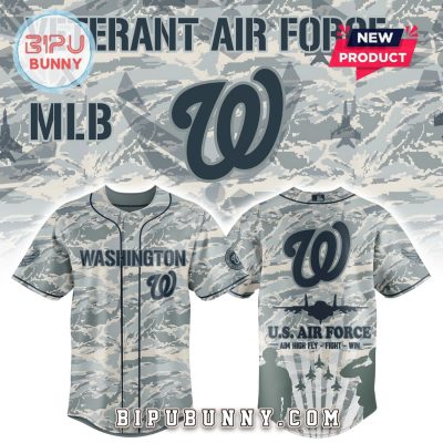 Washington Nationals x Veteran Air Force 2025 Baseball Jersey