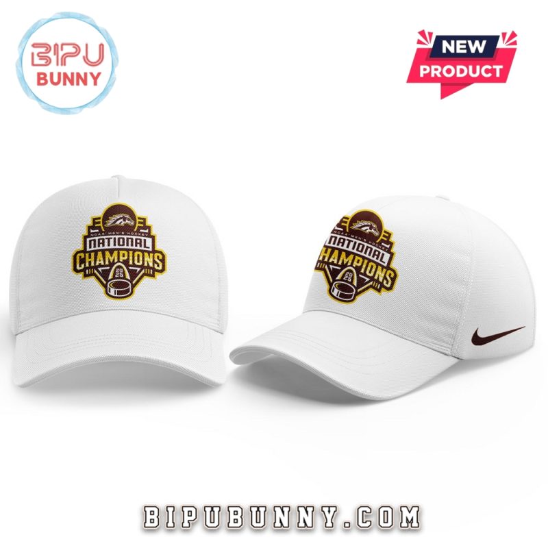 Western Michigan Hockey Champions Gold Logo Hoodie And Pants