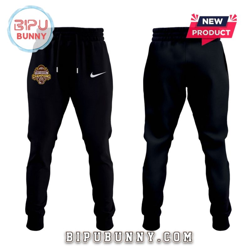 Western Michigan Hockey Champions Gold Logo Hoodie And Pants