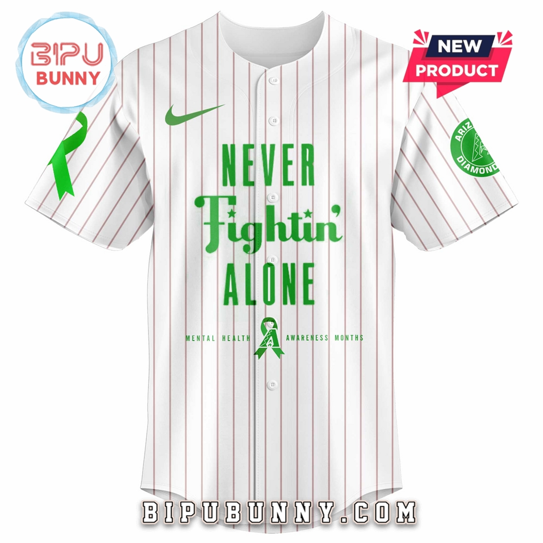 Arizona Diamondbacks MLB Mental Health Awareness Baseball Jersey Arizona Diamondbacks MLB Mental Health Awareness Baseball Jersey