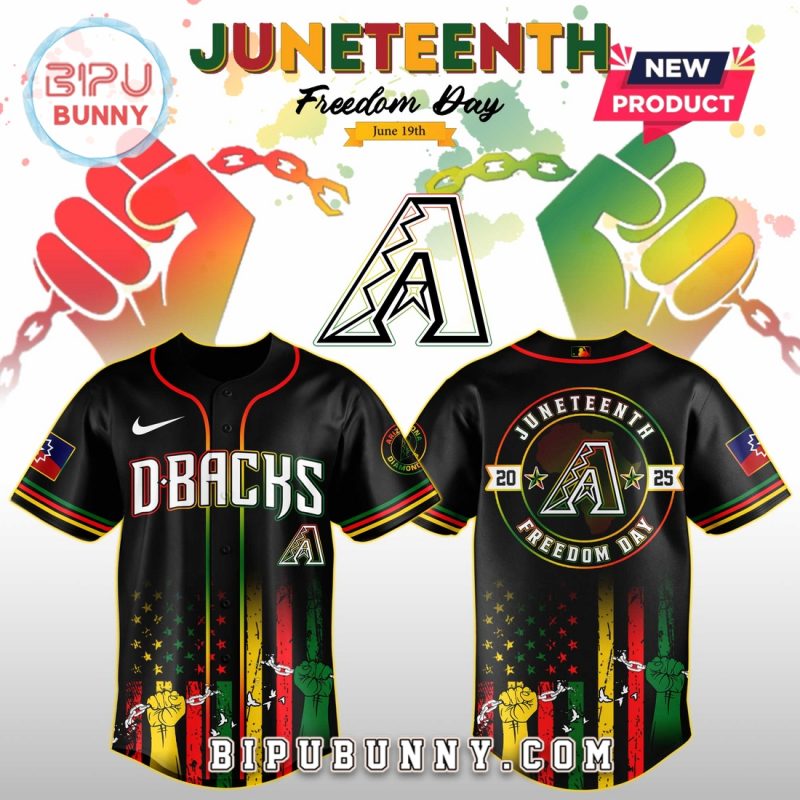 Arizona Diamondbacks MLB x Juneteenth Day 2025 Baseball Jersey