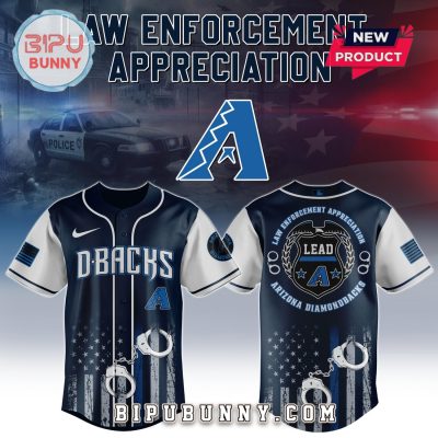 Arizona Diamondbacks MLB x Law Enforcement Appreciation Day Baseball Jersey