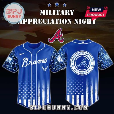 Atlanta Braves MLB x Air Force Military Appreciation Night Baseball Jersey