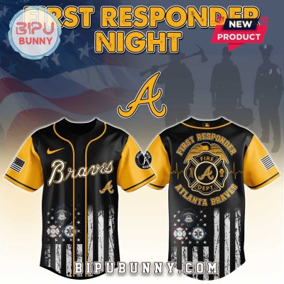Atlanta Braves MLB x First Responders Night Baseball Jersey Atlanta Braves MLB x First Responders Night Baseball Jersey