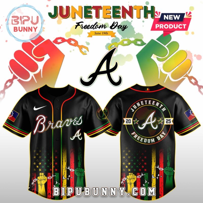 Atlanta Braves MLB x Juneteenth Day 2025 Baseball Jersey