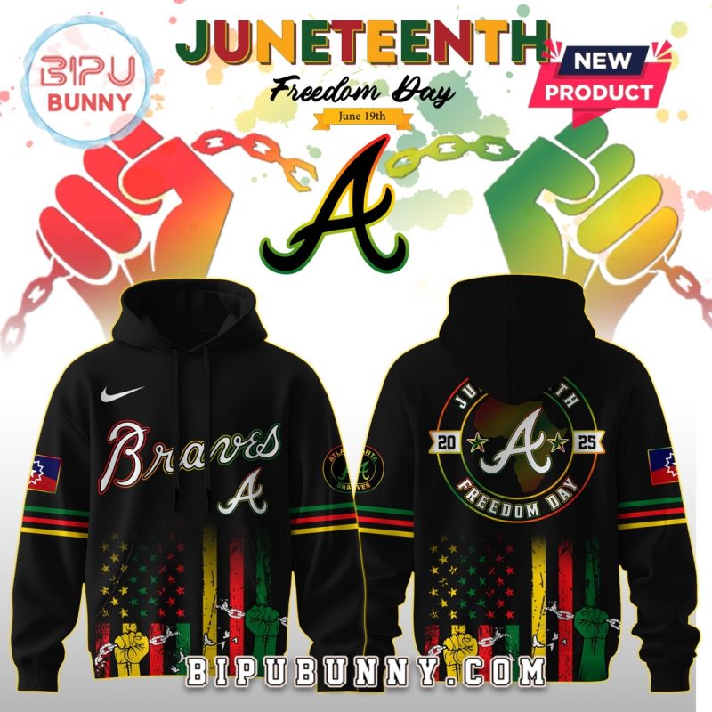 Atlanta Braves MLB x Juneteenth Freedom Day Hoodie And Pants