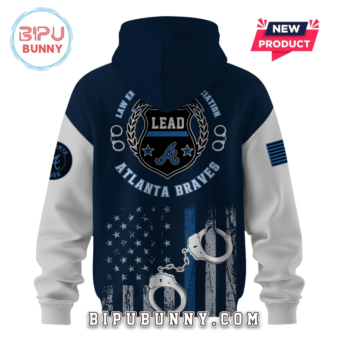 Atlanta Braves MLB x Law Enforcement Appreciation Day Hoodie And Pants Atlanta Braves MLB x Law Enforcement Appreciation Day Hoodie And Pants