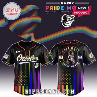 Baltimore Orioles Happy Pride Month Baseball Jersey