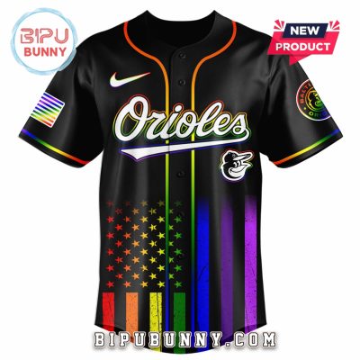 Baltimore Orioles Happy Pride Month Baseball Jersey