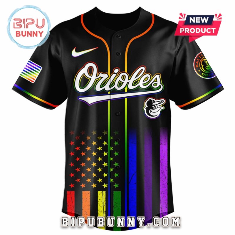 Baltimore Orioles Happy Pride Month Baseball Jersey