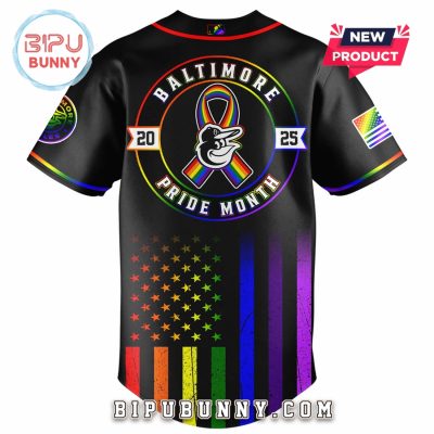 Baltimore Orioles Happy Pride Month Baseball Jersey