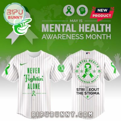Baltimore Orioles MLB Mental Health Awareness Baseball Jersey