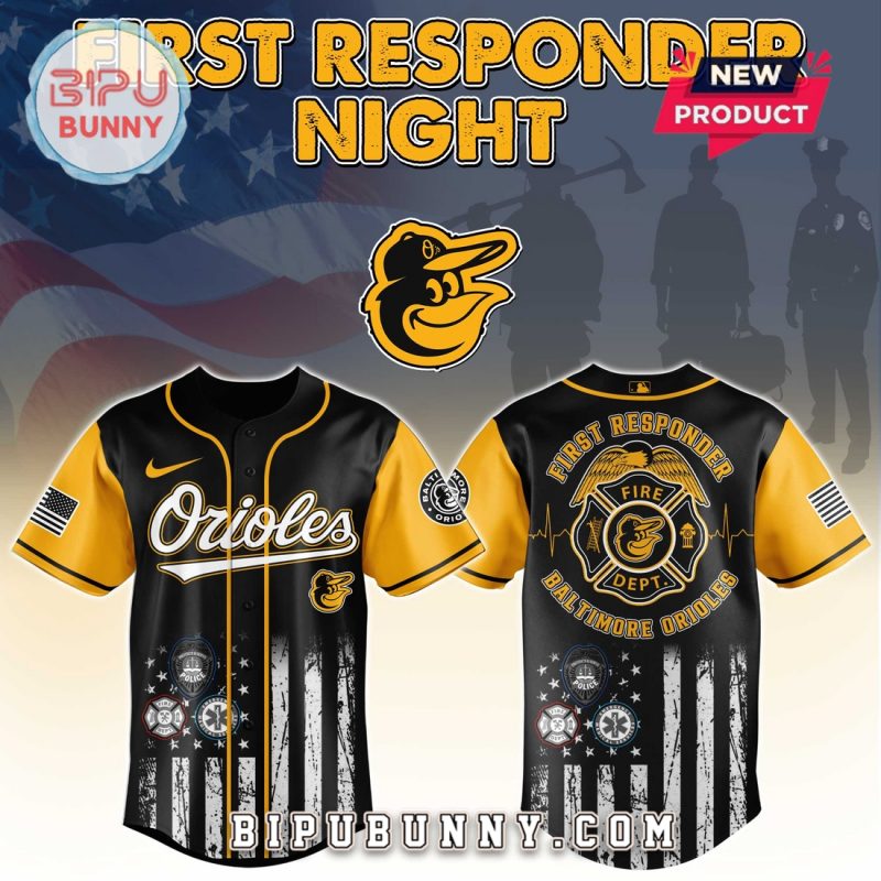 Baltimore Orioles MLB x First Responders Night Baseball Jersey