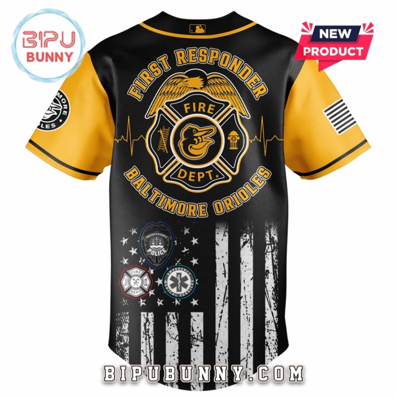 Baltimore Orioles MLB x First Responders Night Baseball Jersey