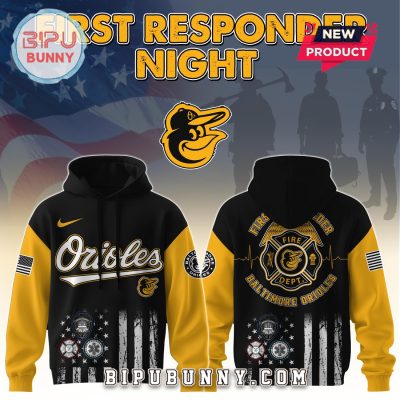 Baltimore Orioles MLB x First Responders Night Hoodie And Pants