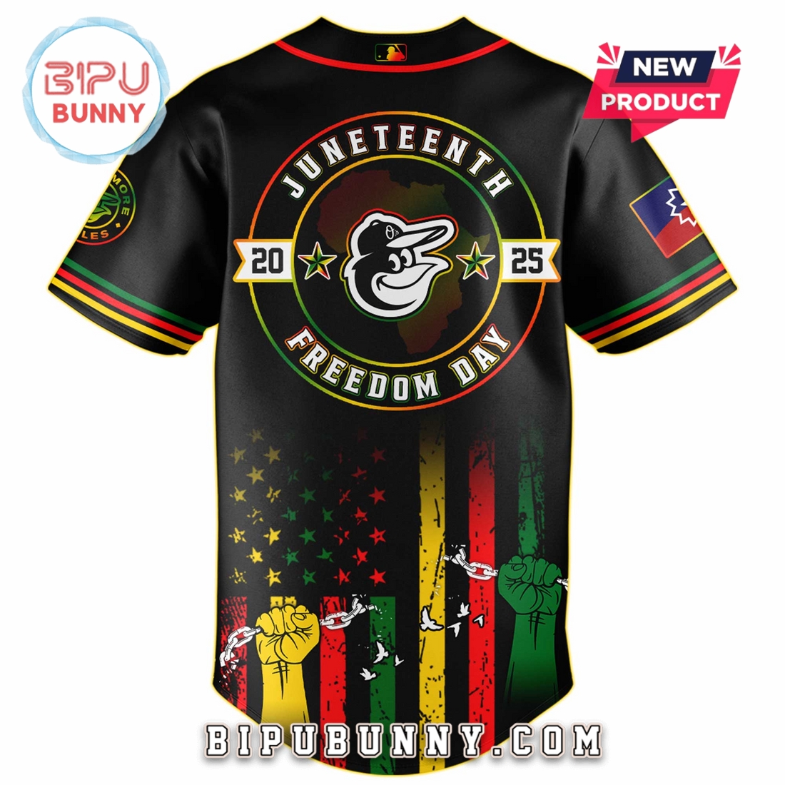 Baltimore Orioles MLB x Juneteenth Day 2025 Baseball Jersey Baltimore Orioles MLB x Juneteenth Day 2025 Baseball Jersey