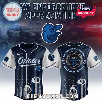 Baltimore Orioles MLB x Law Enforcement Appreciation Day Baseball Jersey