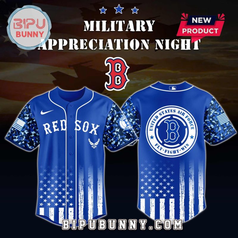 Boston Red Sox MLB x Air Force Military Appreciation Night Baseball Jersey
