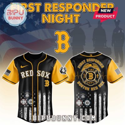 Boston Red Sox MLB x First Responders Night Baseball Jersey Boston Red Sox MLB x First Responders Night Baseball Jersey