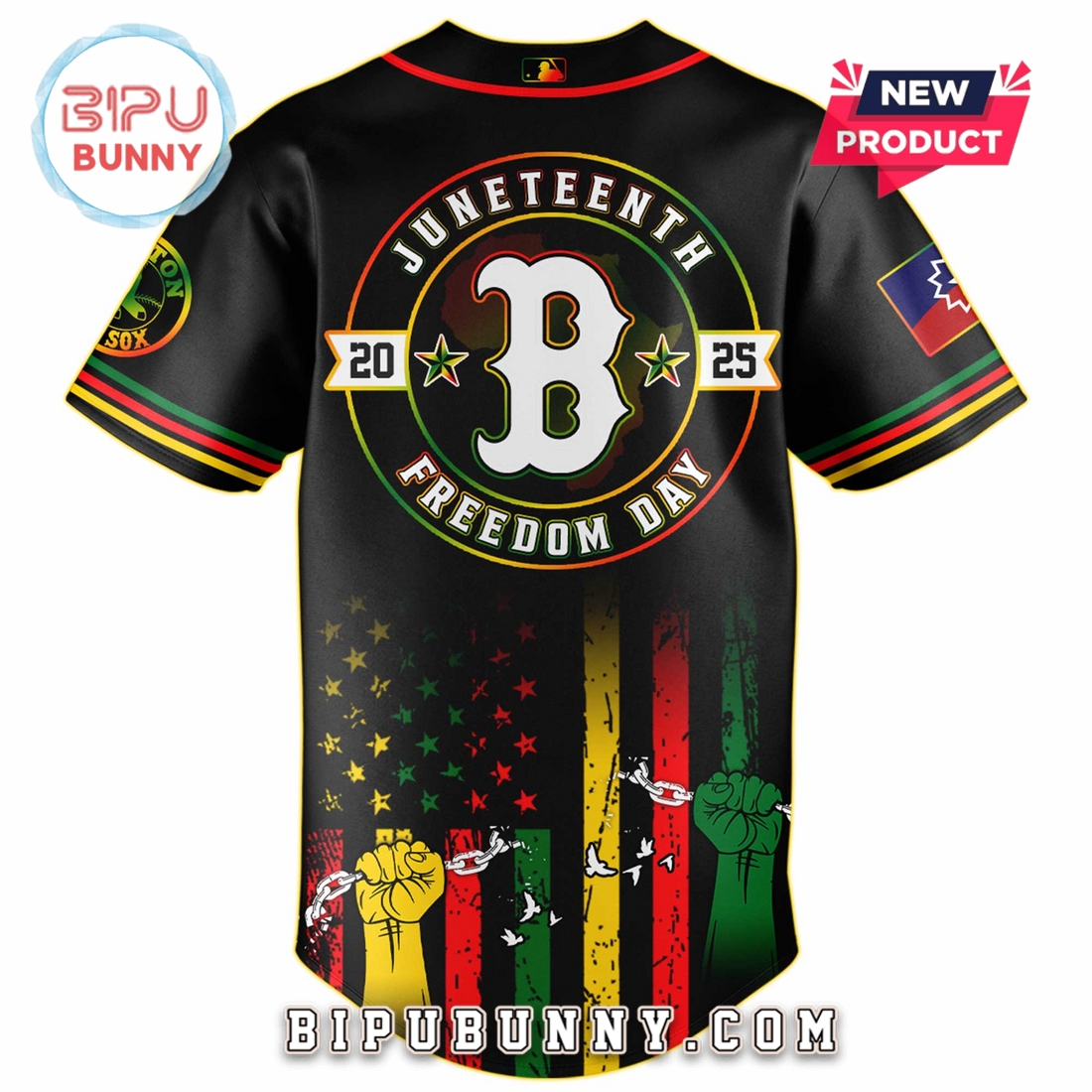 Boston Red Sox MLB x Juneteenth Day 2025 Baseball Jersey Boston Red Sox MLB x Juneteenth Day 2025 Baseball Jersey