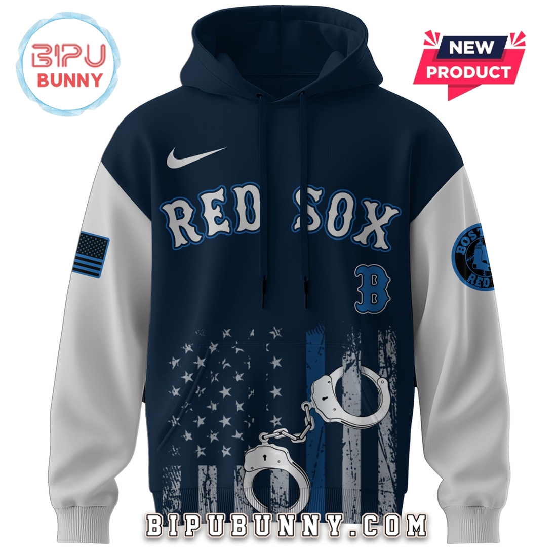 Boston Red Sox MLB x Law Enforcement Appreciation Day Hoodie And Pants Boston Red Sox MLB x Law Enforcement Appreciation Day Hoodie And Pants