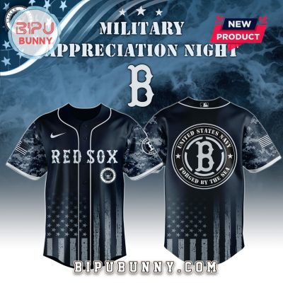 Boston Red Sox MLB x Navy Military Appreciation Night Baseball Jersey