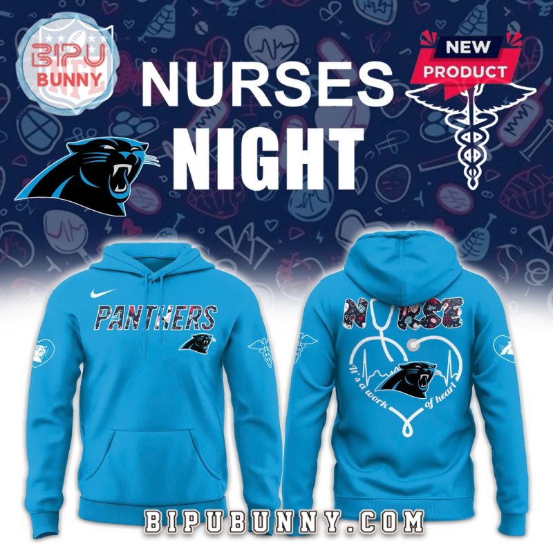 Carolina Panthers NFL Nurses Night 2025 Hoodie And Pants