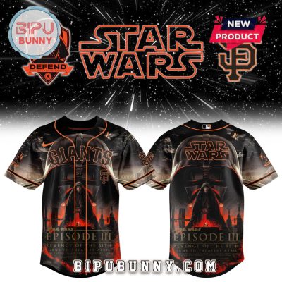 Celebrating 20 Years of Star Wars Giants Baseball Jersey
