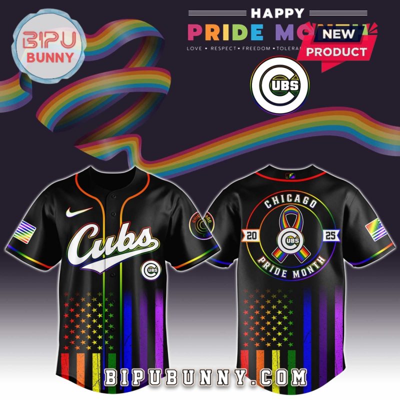 Chicago Cubs Happy Pride Month Baseball Jersey