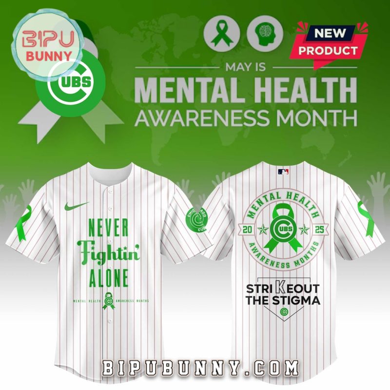 Chicago Cubs MLB Mental Health Awareness Baseball Jersey