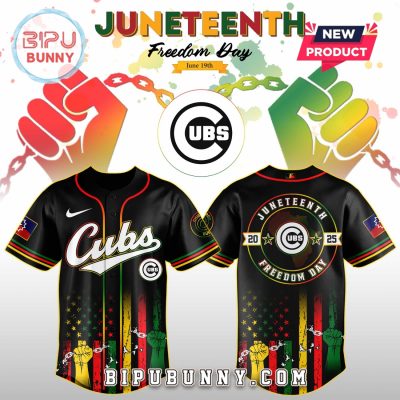 Chicago Cubs MLB x Juneteenth Day 2025 Baseball Jersey