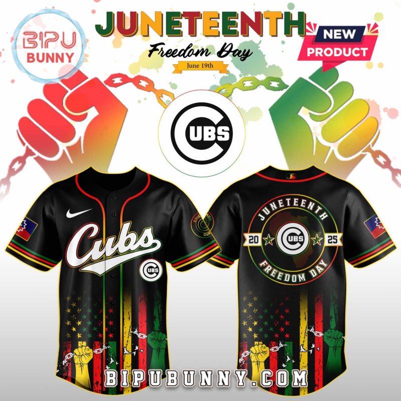 Chicago Cubs MLB x Juneteenth Day 2025 Baseball Jersey