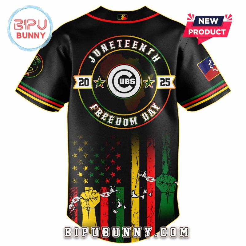 Chicago Cubs MLB x Juneteenth Day 2025 Baseball Jersey