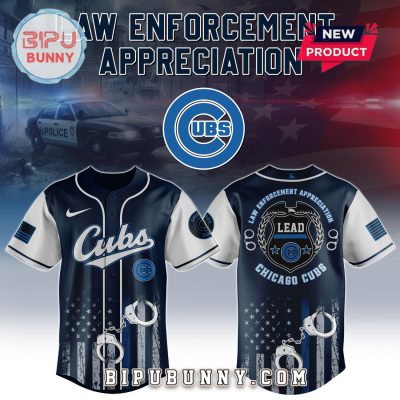 Chicago Cubs MLB x Law Enforcement Appreciation Day Baseball Jersey