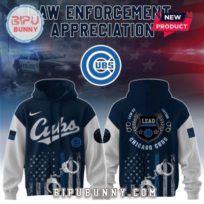 Chicago Cubs MLB x Law Enforcement Appreciation Day Hoodie And Pants