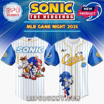 Chicago Cubs MLB x Sonic Game Night Baseball Jersey