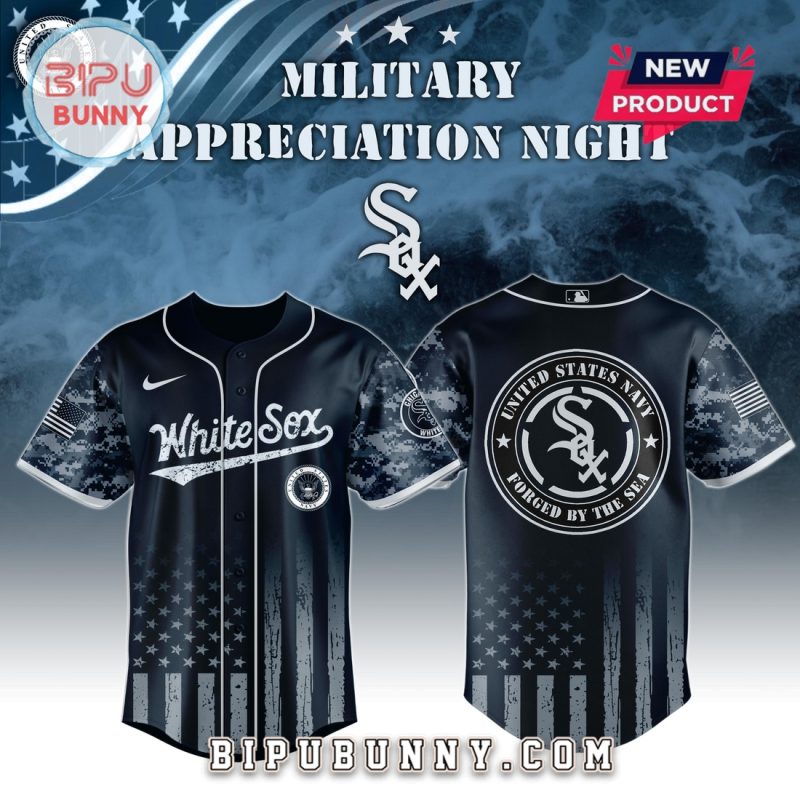 Chicago White Sox MLB x Navy Military Appreciation Night Baseball Jersey