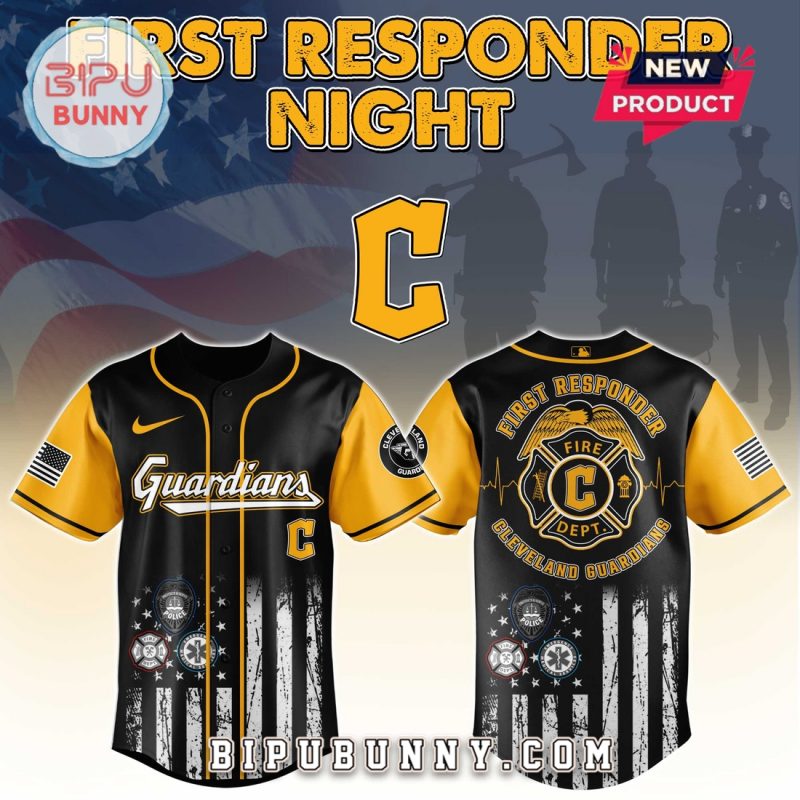 Cleveland Guardians MLB x First Responders Night Baseball Jersey