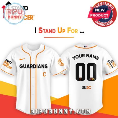Cleveland Guardians x Stand Up To Cancer 2025 Baseball Jersey