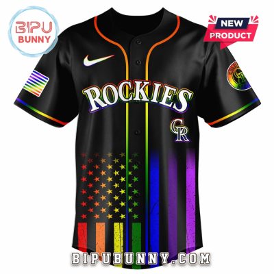 Colorado Rockies Happy Pride Month Baseball Jersey