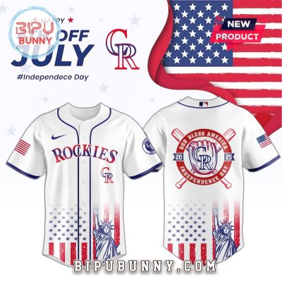 Colorado Rockies MLB Independence Day 2025 Baseball Jersey