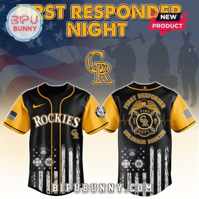 Colorado Rockies MLB x First Responders Night Baseball Jersey